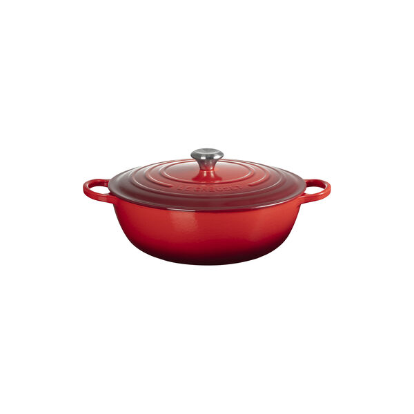 Signature st&oslash;bejern stegegryde &Oslash; 32 cm, cerise, Le Creuset