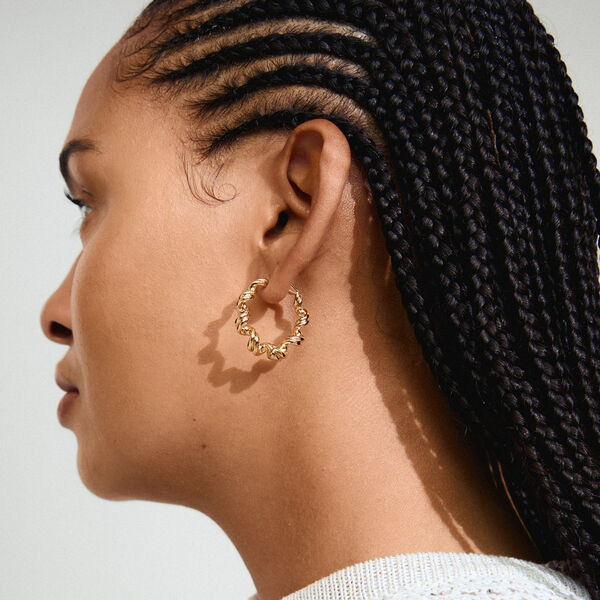 LARISA &Oslash;reringe, gold plated, Pilgrim