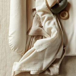 Mio musselin stofbleer, mini check, Dear April