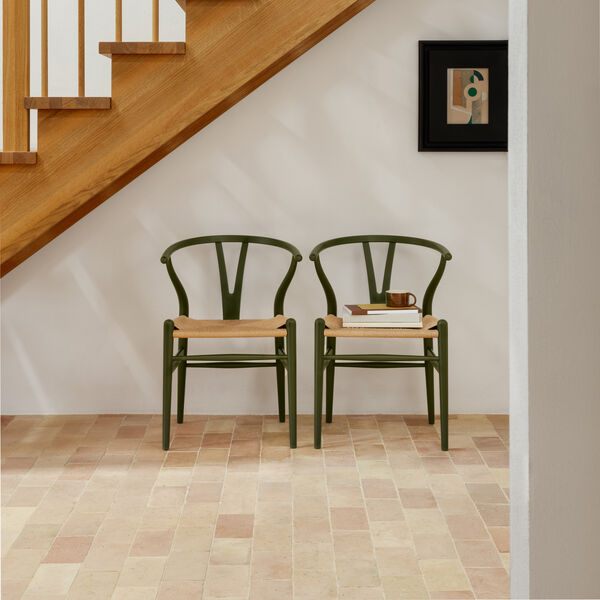 CH24 Y-stolen spisebordsstol, soft seaweed, Carl Hansen & Søn