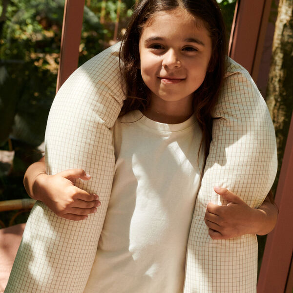 Skye sengeslange, mini check, Dear April