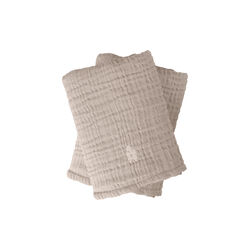 Pusleunderlag muslin, beige, Sebra