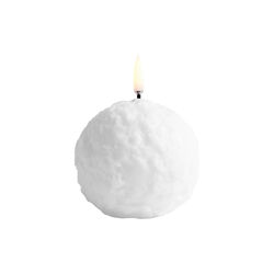 LED Textured candle Snowball | Nordic white, Uyuni Lighting