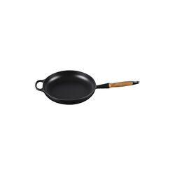 Signature st&oslash;bejern stegepande med tr&aelig;h&aring;ndtag &Oslash; 28 cm, matte black, Le Creuset