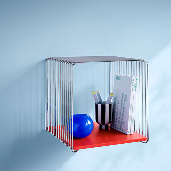 Panton Wire Single indl&aelig;gshylde, 145 rosehip, Montana Furniture