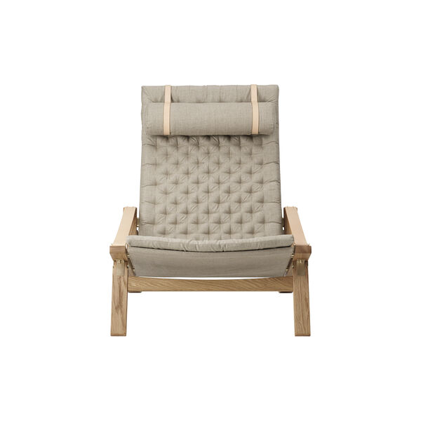 FK10 Plico loungestol, hvidolieret eg/natur FK10 Plico loungestol, hvidolieret eg/natur, Carl Hansen & Søn