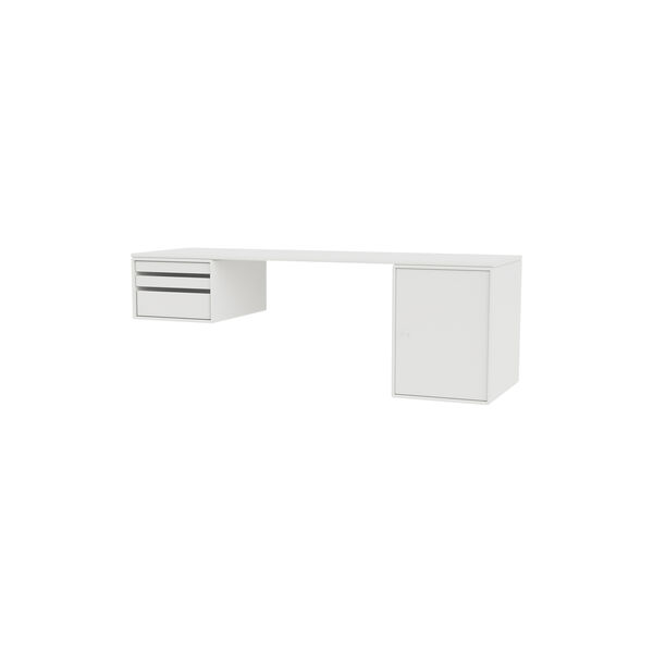 WORKSHOP skrivebord, 01 white WORKSHOP skrivebord, 01 white, Montana Furniture