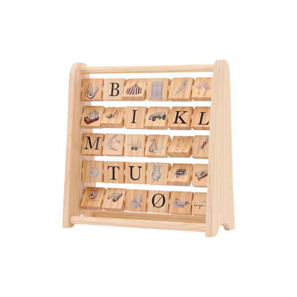 ABC Wooden Block Frame, Konges Sløjd