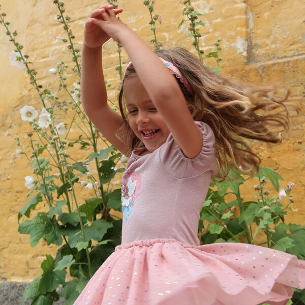 Heart Embroidery Hairbrace, buttercream Heart Embroidery Hairbrace, buttercream, Konges Sløjd