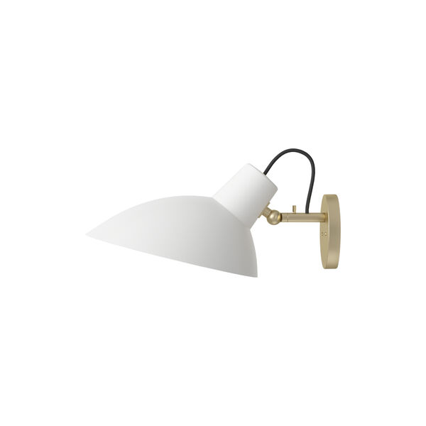 VV Cinquanta Wall Lamp, white/brass, Astep