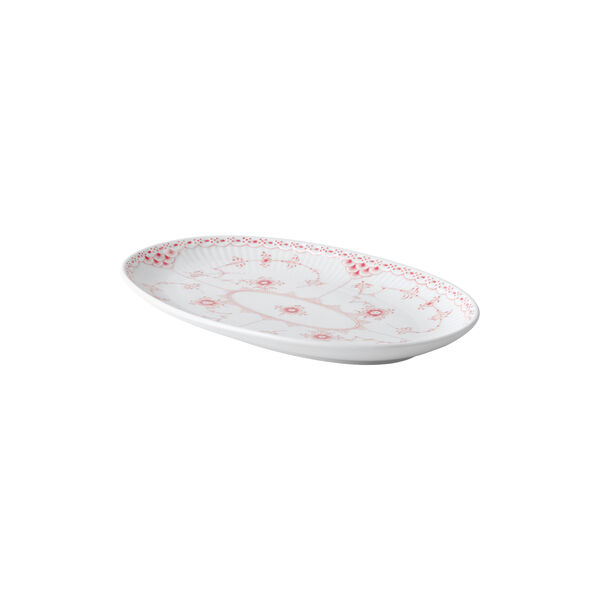 Koral Musselmalet Halvblonde asiet oval 23,5 cm, Royal Copenhagen