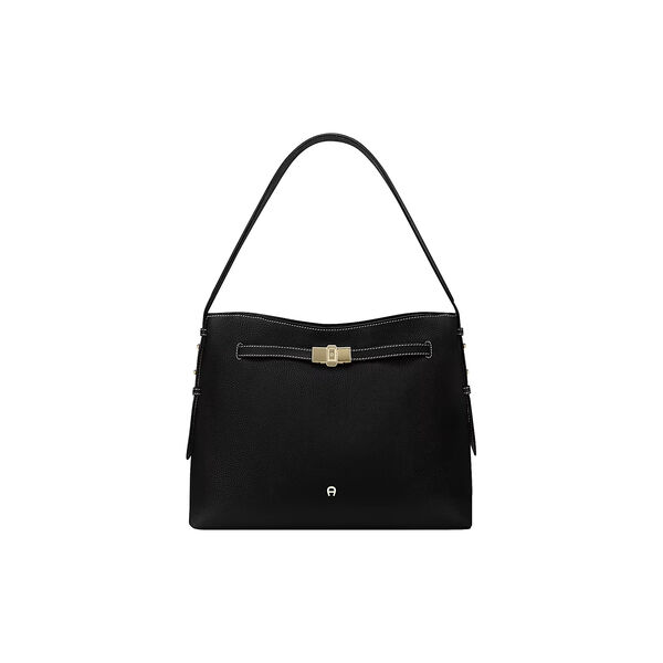 Farah Hobo Bag M, black, Aigner