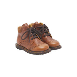 Klassisk snøresko med brogue detaljer, cognac Klassisk snøresko med brogue detaljer, cognac, ANGULUS