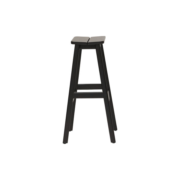 Angle Standard Bar Stool, black, Form & Refine
