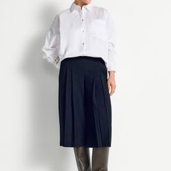 Long Wide Leg Culotte, midnight blue, Rich & Royal