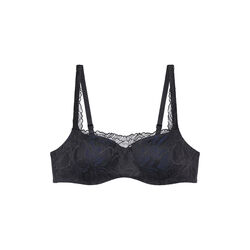 Body Make-Up Illusion Lace Balconette Bra, black, Triumph