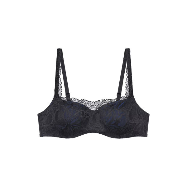 Body Make-Up Illusion Lace Balconette Bra, black Body Make-Up Illusion Lace Balconette Bra, black, Triumph