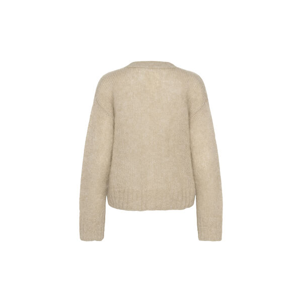 ZendayaPW Cardigan, light camel melange, Part Two