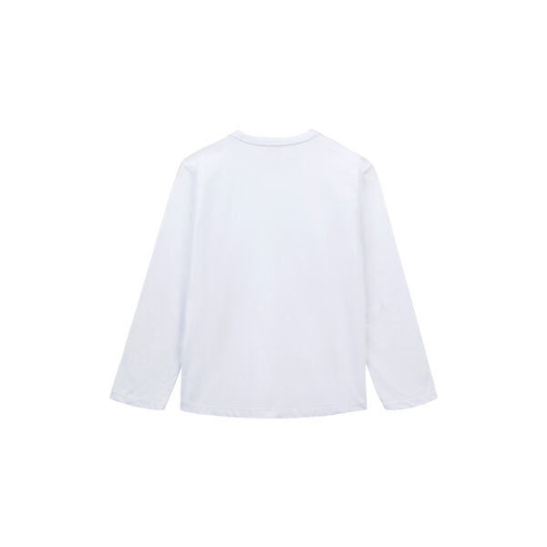 Freya lang&aelig;rmet T-shirt, white, Studio Feder