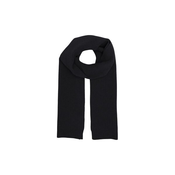Merino Wool Scarf, deep black Merino Wool Scarf, deep black, Colorful Standard