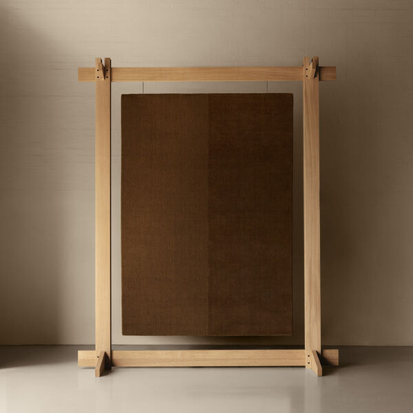 Echo Yano gulvt&aelig;ppe, olive brown, Linie Design