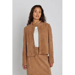 1014PBOVidana suede jacket, camel, PBO