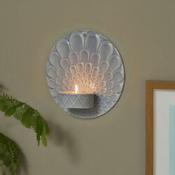 Pipanella Harlequin væghængt fyrfadsstage, blue/grey, Dottir Nordic Design