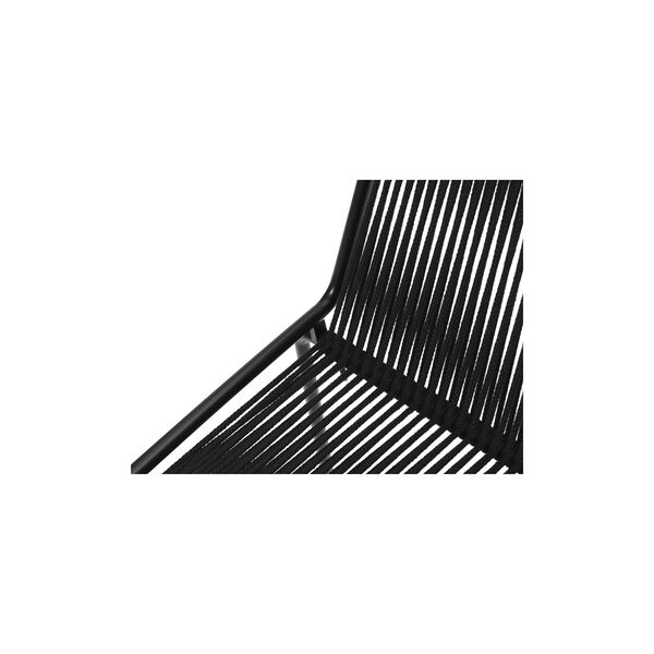 Noel Lounge Chair, black/black linen, Thorup Copenhagen