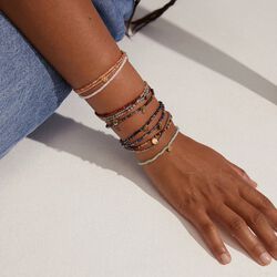 INDIE armbånd, light blue/brown INDIE armbånd, light blue/brown, Pilgrim