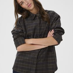 SavannasPW Shirt l/s, tarmac check SavannasPW Shirt l/s, tarmac check, Part Two