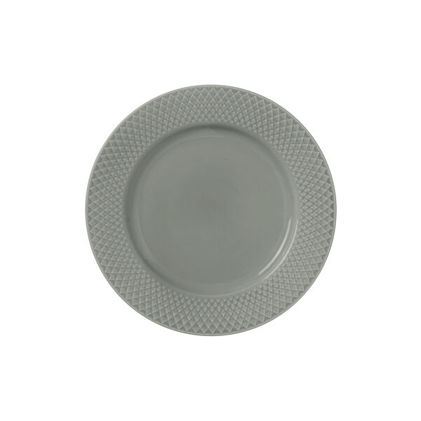 Rhombe Earth Middagstallerken &Oslash; 27 cm, moss, Lyngby Porcel&aelig;n