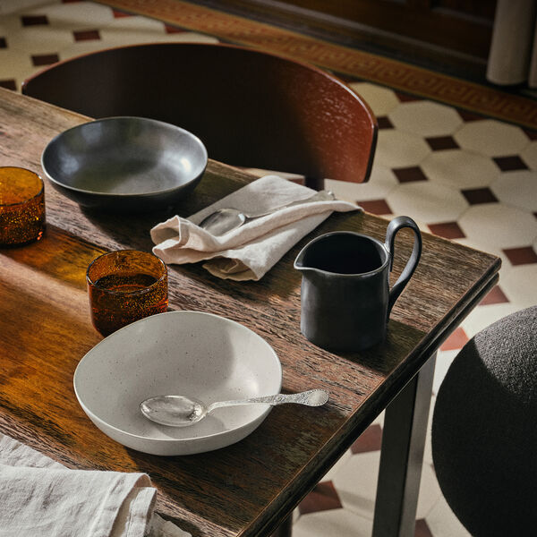 Flow Bowl, off-white speckle, Ferm Living