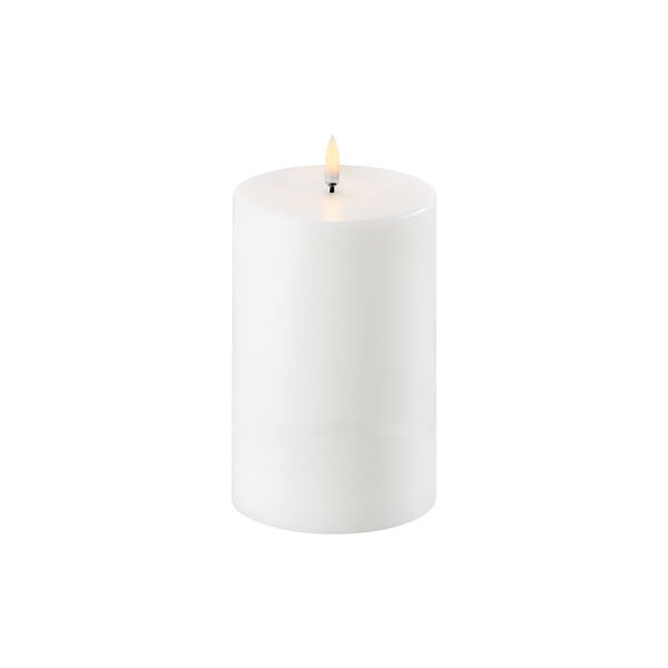 LED Pillar Candle 15 cm, nordic white LED Pillar Candle 15 cm, nordic white, Uyuni Lighting