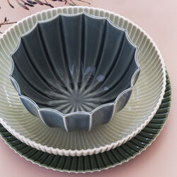 Samsurium Plate middagstallerken &Oslash; 27 cm, green, Dottir Nordic Design