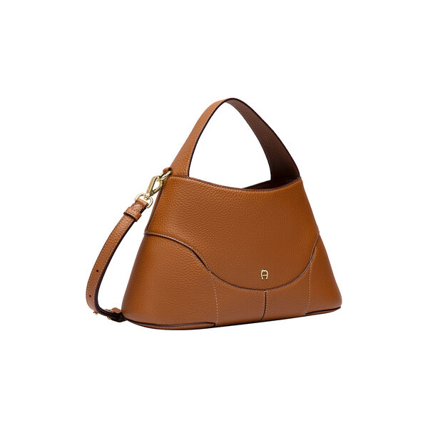 Hazel Handbag | Cognac Brown | H&aring;ndtaske, Aigner