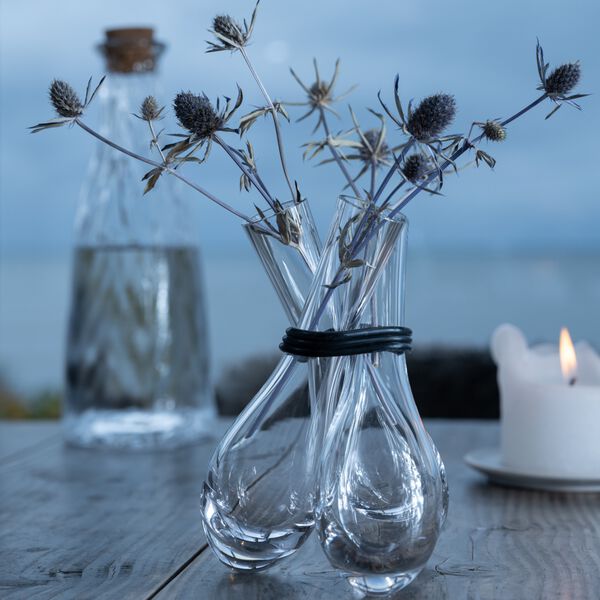 Trinity Mini vase, Baltic Sea Glass