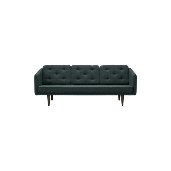 No. 1 3-pers. sofa, Fiord 991/r&oslash;get eg, Fredericia Furniture