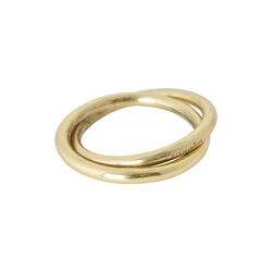 Brass Double-ring Napkin Ring | Gold | Servietring, Lexington
