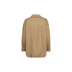 PD-Nyla Poplin Shirt, camel, Pieszak