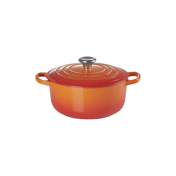 Signature rund st&oslash;bejernsgryde &Oslash; 20 cm, volcanic, Le Creuset