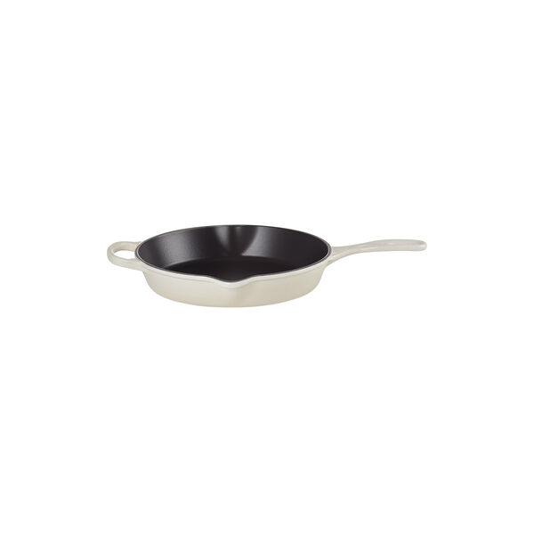 Signature st&oslash;bejern dyb stegepande &Oslash; 26 cm, meringue, Le Creuset