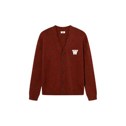 WWTay Cardigan, decadent chocolate melange, Wood Wood