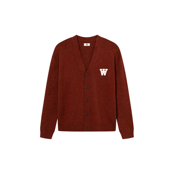 WWTay Cardigan, decadent chocolate melange, Wood Wood
