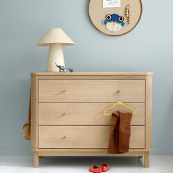 Wood kommode 3 skuffer, eg, Oliver Furniture