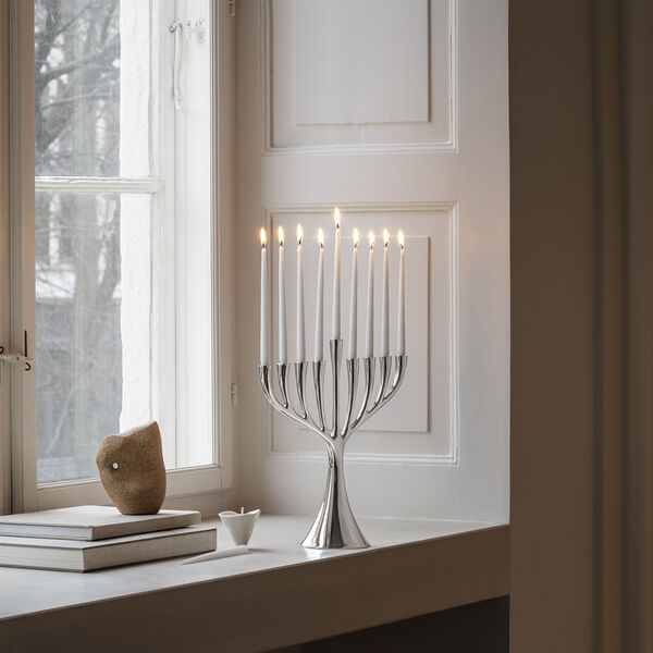 Cobra Menorah lysestage, Georg Jensen