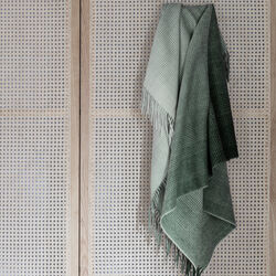 Horizon plaid, botanic green, ELVANG