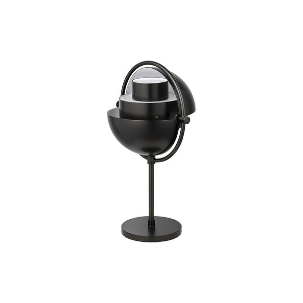 Multi-Lite Portable Lamp, black semi matt/brass Multi-Lite Portable Lamp, black semi matt/brass, GUBI