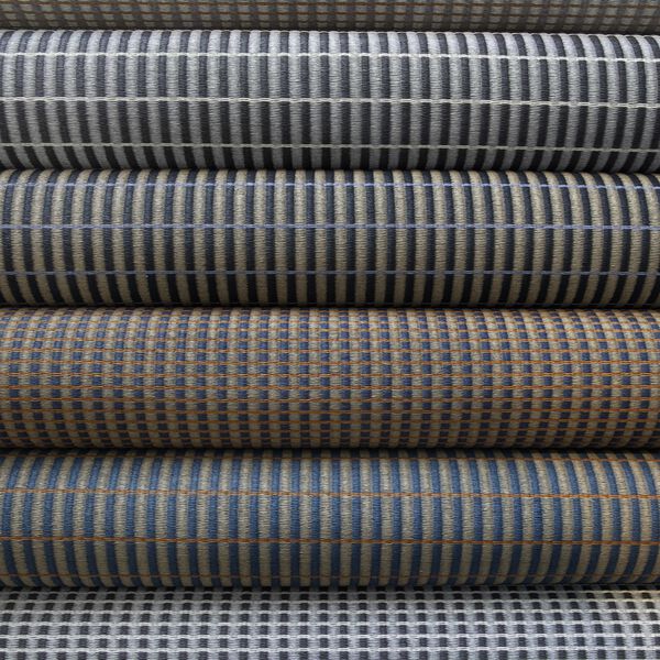 Esplanadi Rug, nutria/dark blue/brown, Woodnotes