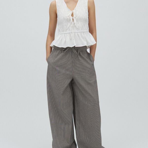 Clari-M Pant, java white stripe, mbyM