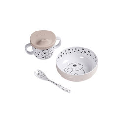 Happy Dots mit første spisesæt, pudder, Done by Deer